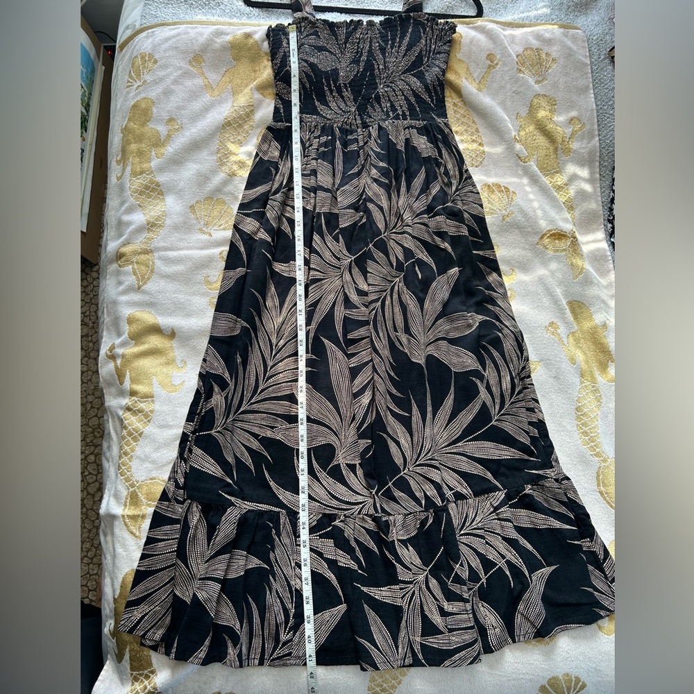 Women’s Accessorize Long Dress Rouched Top - Size Medium - Picture 5 of 5